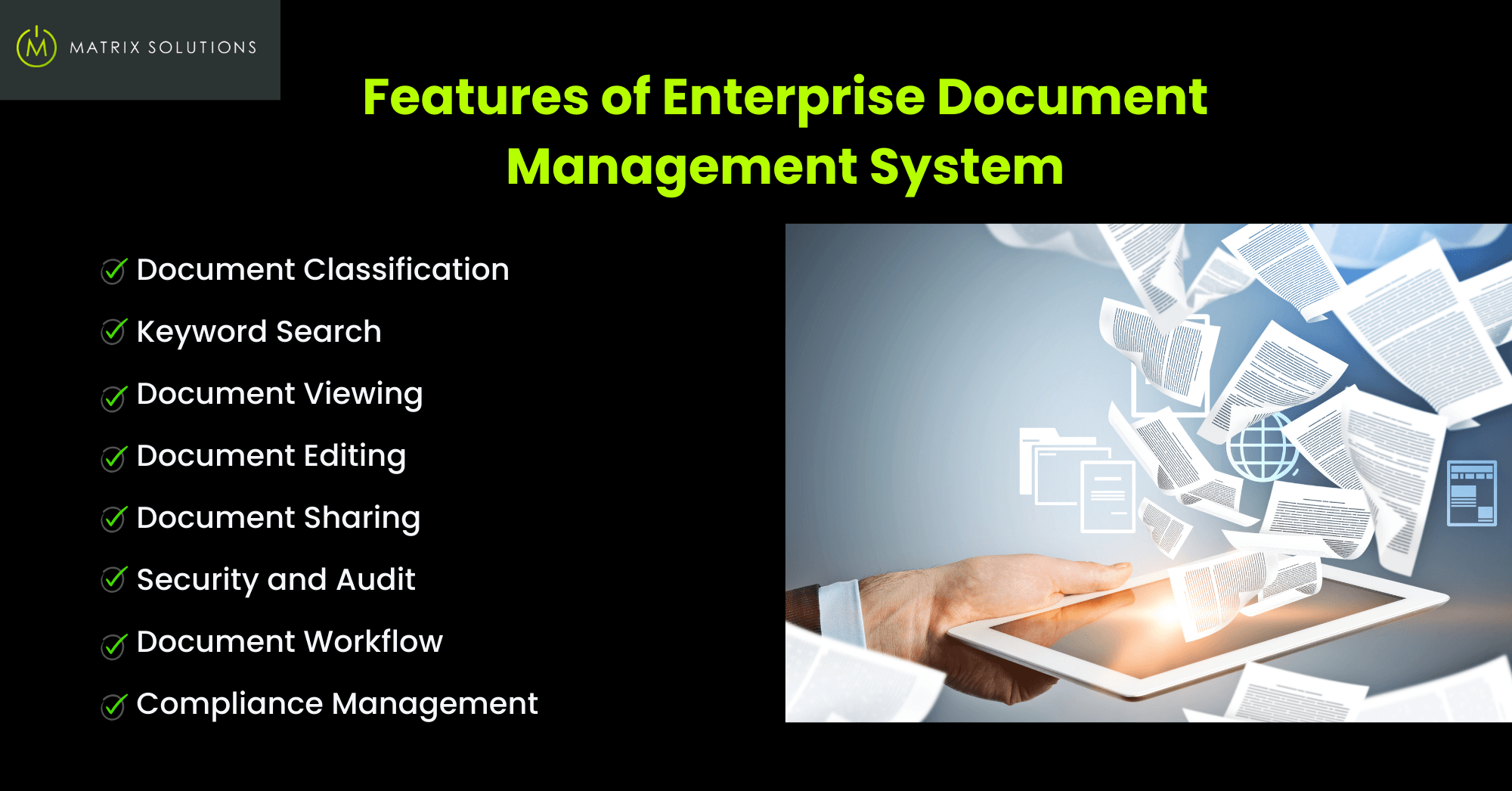 Enterprise Document Management System | EDM | Matrix Solutions