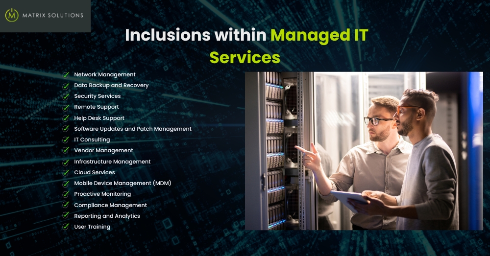 Matrix Solutions Australia Inclusions within Managed IT Services